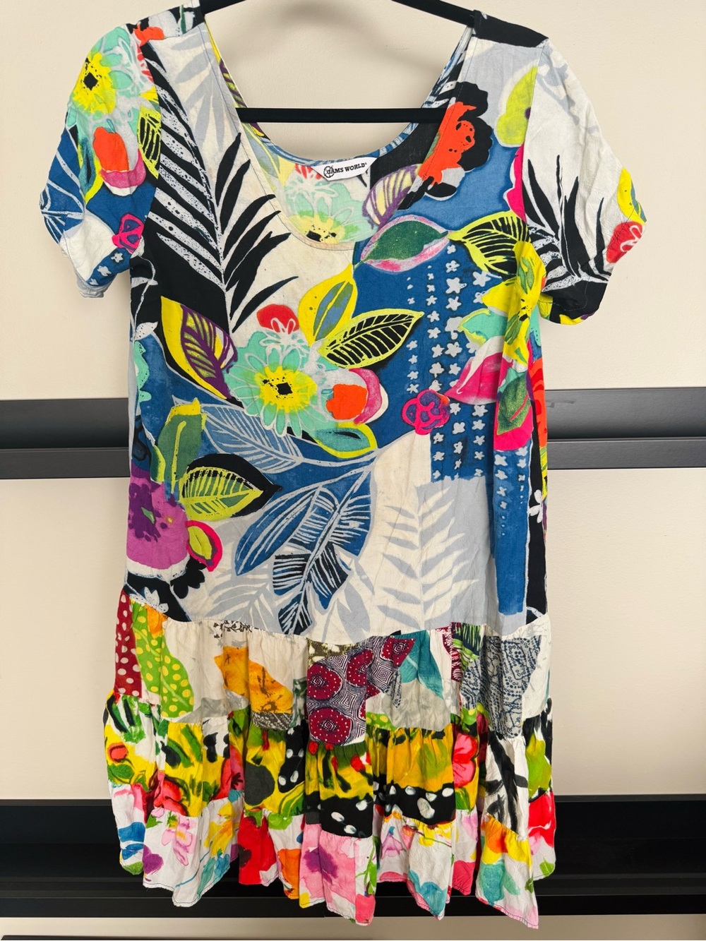 Jams World Hattie Tropical Love Tiered Dress